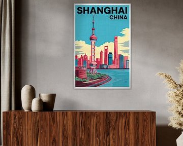 Shanghai, Chine sur Poster Art Shop