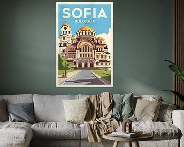 Sofia, Bulgarije. van Poster Art Shop