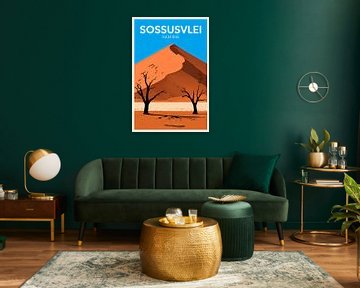 Sossusvlei, Namibië van Poster Art Shop