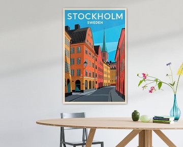 Stockholm, Zweden. van Poster Art Shop