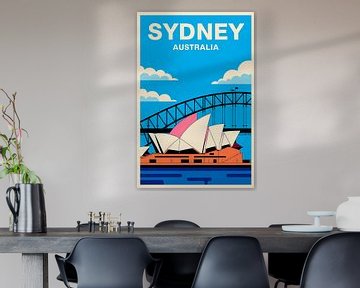 Sydney, Australië. van Poster Art Shop