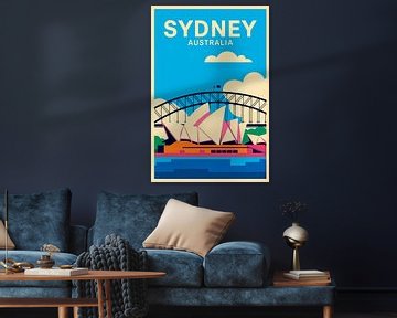 Sydney, Australien. von Poster Art Shop