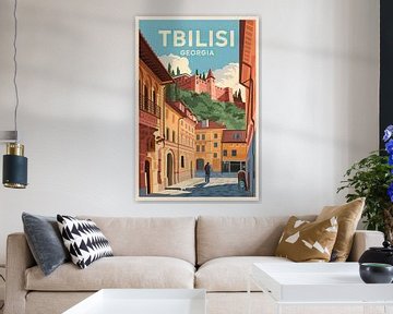 Tbilisi, Georgië van Poster Art Shop