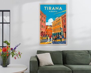 Tirana, Albanie. sur Poster Art Shop