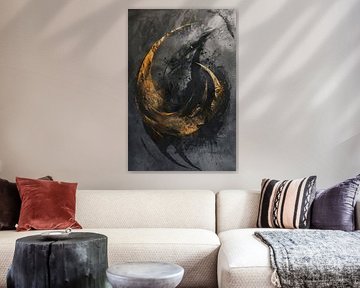 Vortex van Goud en Schaduw