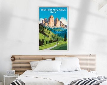 Trentino-Alto Adige, Italië. van Poster Art Shop
