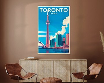 Toronto, Canada by Poster Art Shop