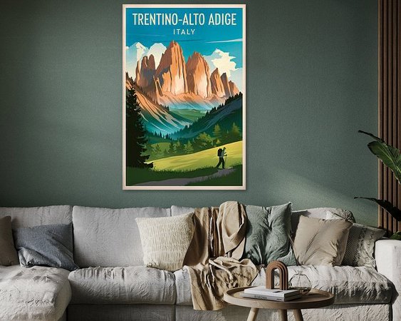 Example of the artwork in a room