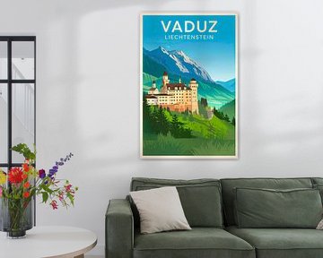 Vaduz, Liechtenstein van Poster Art Shop
