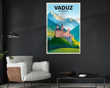 Vaduz, Liechtenstein. van Poster Art Shop