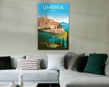 Umbria, Italien. von Poster Art Shop