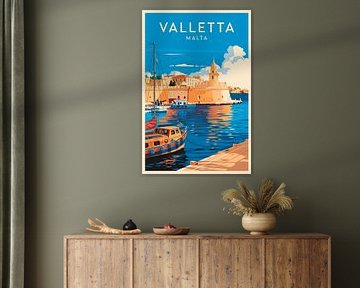 Valletta, Malta von Poster Art Shop