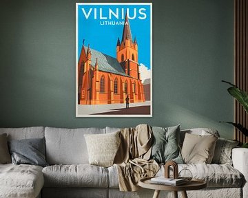 Vilnius, Litouwen. van Poster Art Shop