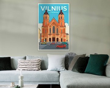 Vilnius, Litouwen. van Poster Art Shop
