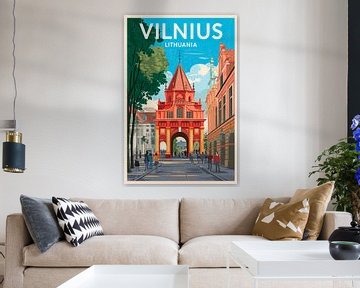 Vilnius, Litouwen. van Poster Art Shop
