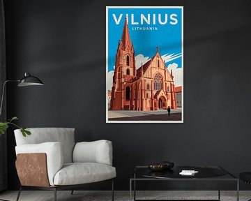 Vilnius, Litouwen. van Poster Art Shop