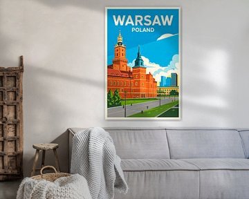 Warschau, Polen. van Poster Art Shop