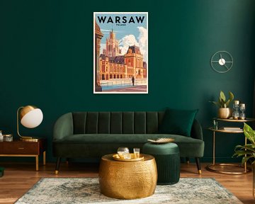 Warschau, Polen van Poster Art Shop