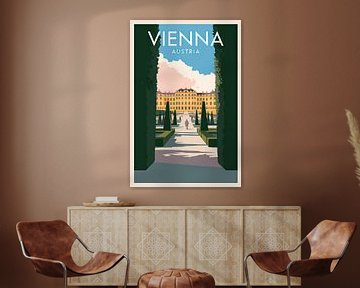 Wenen, Oostenrijk van Poster Art Shop