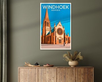 Windhoek, Namibia. von Poster Art Shop