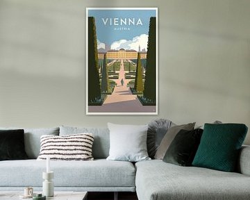 Wenen, Oostenrijk van Poster Art Shop