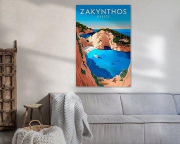 Zakynthos, Greece. by Poster Art Shop
