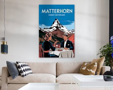 Matterhorn Zermatt, Zwitserland van Poster Art Shop
