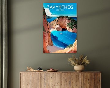 Zakynthos, Greece. by Poster Art Shop