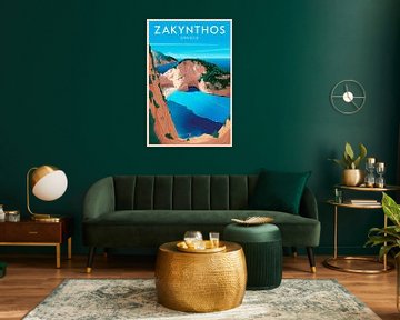 Zakynthos, Greece. by Poster Art Shop