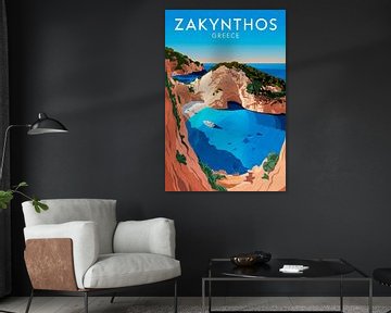 Zakynthos, Greece. by Poster Art Shop