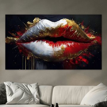 Lippen met kleuren