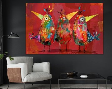 3 Vogels van Kunst Kriebels