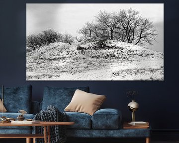 abstract landschap van Jan Linskens