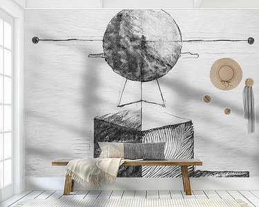 Example of the artwork in a room