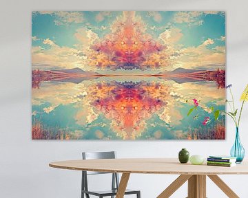 digital fiction print kaleidoscope by Egon Zitter