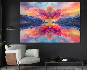 spiritual digital fiction print kaleidoscope by Egon Zitter