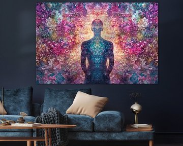 spirituelle digitale Belletristik Druck Kaleidoskop