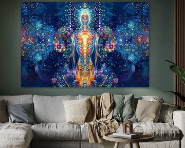 spirituelle digitale Belletristik Druck Kaleidoskop