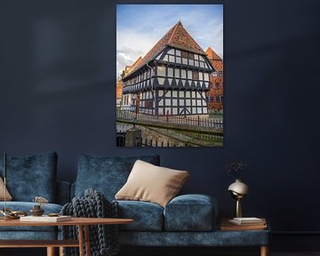 Werelderfgoedstad Quedlinburg - vakwerkhuis in het oude stadscentrum van t.ART