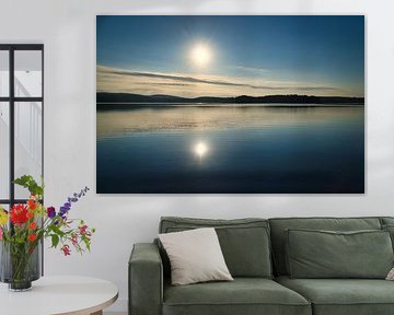 Sunset at the lake in Sweden by Martin Köbsch