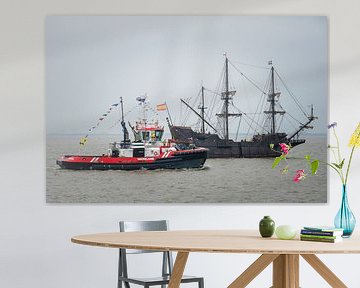El Galeón Andalucía and Waterland DelfSail 2024 by Jan Georg Meijer