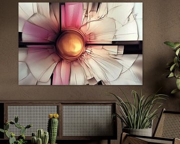 Abstracte bloemen van Ton Kuijpers
