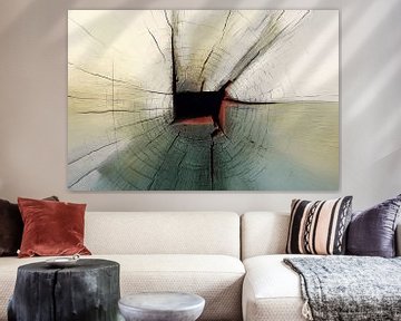 Abstract hout van Ton Kuijpers