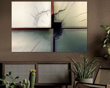 Abstract hout van Ton Kuijpers