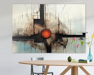 Abstract hout van Ton Kuijpers