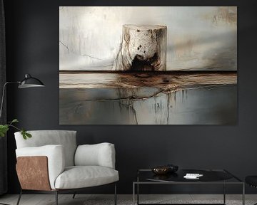 Abstract hout van Ton Kuijpers