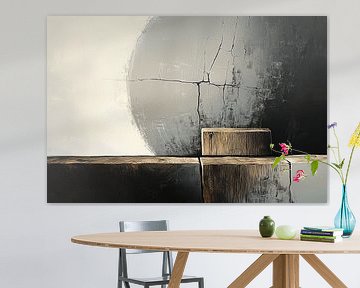 Abstract hout van Ton Kuijpers