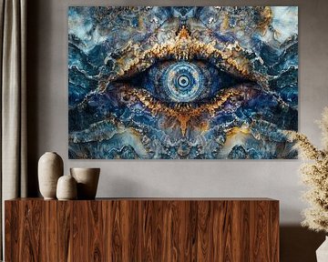 spirituelles Gleichgewicht Frau drittes Auge