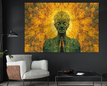 spirituelles Gleichgewicht Frau Aura