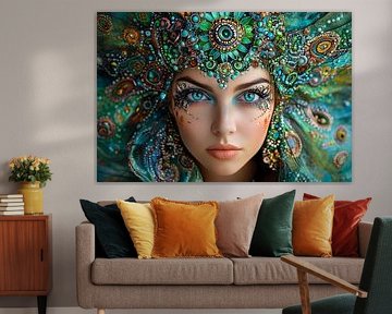 spiritual image woman by Egon Zitter
